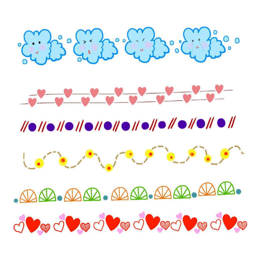 超实用手抄报边框花纹
