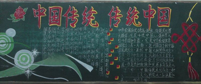 中国传统文化黑板报大全