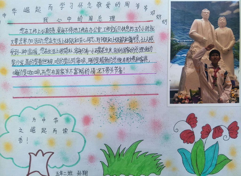 弘扬烈士精神争做新时代好队员手抄报