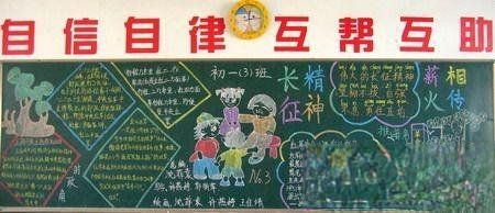 长征精神主题黑板报：长征谨慎 薪火相传