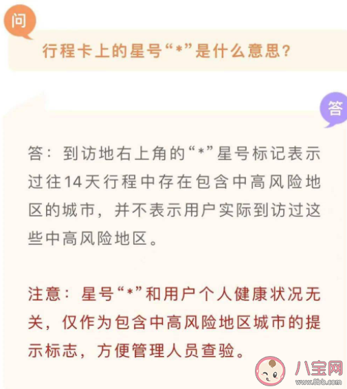 行程卡带星号影响出行吗 行程卡星号怎么去掉