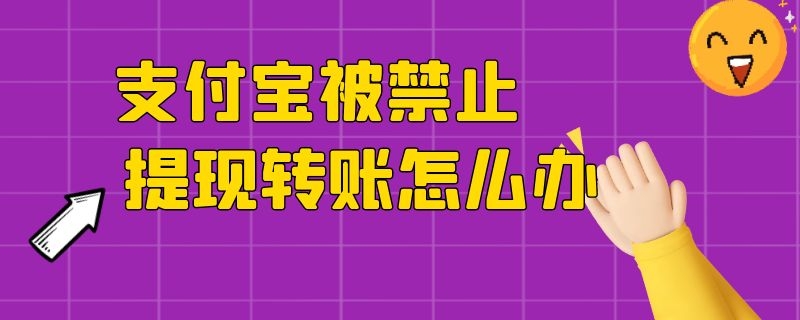 支付宝被禁止提现转账怎么办