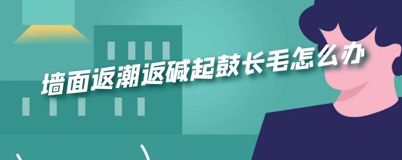 墙面返潮返碱起鼓长毛怎么办