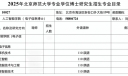 北京师范大学人工智能学院2025年电子信息专业学位博士研究生招生